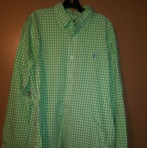 Polo checker button down